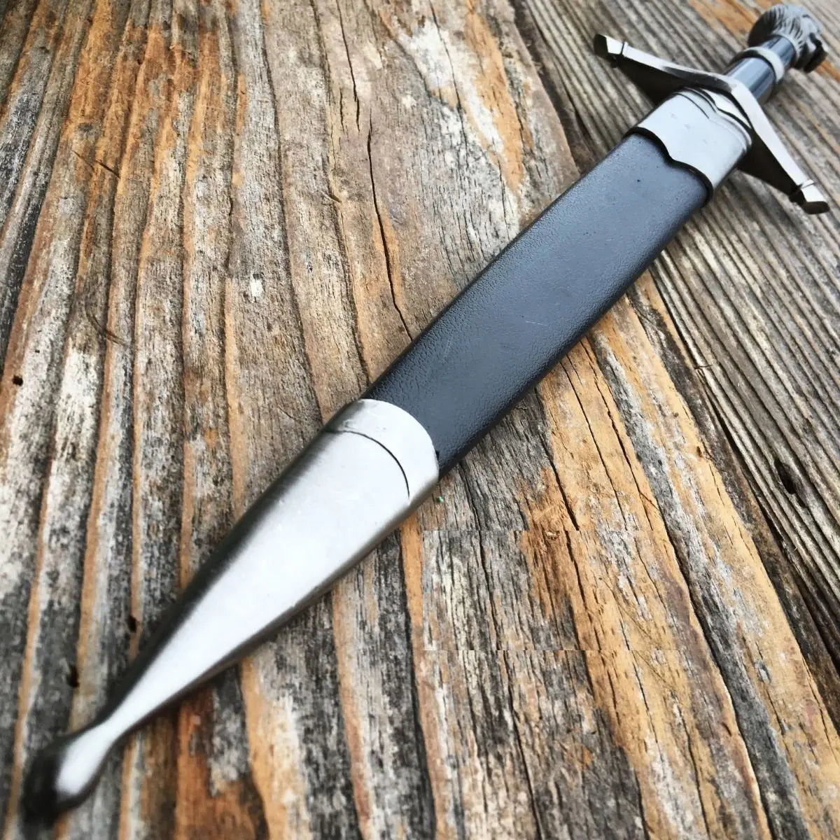 15.5" NARNIA LION'S HEAD MEDIEVAL ORNATE KNIGHT FANTASY DAGGER Sword LARP - Prime Amigo Blades