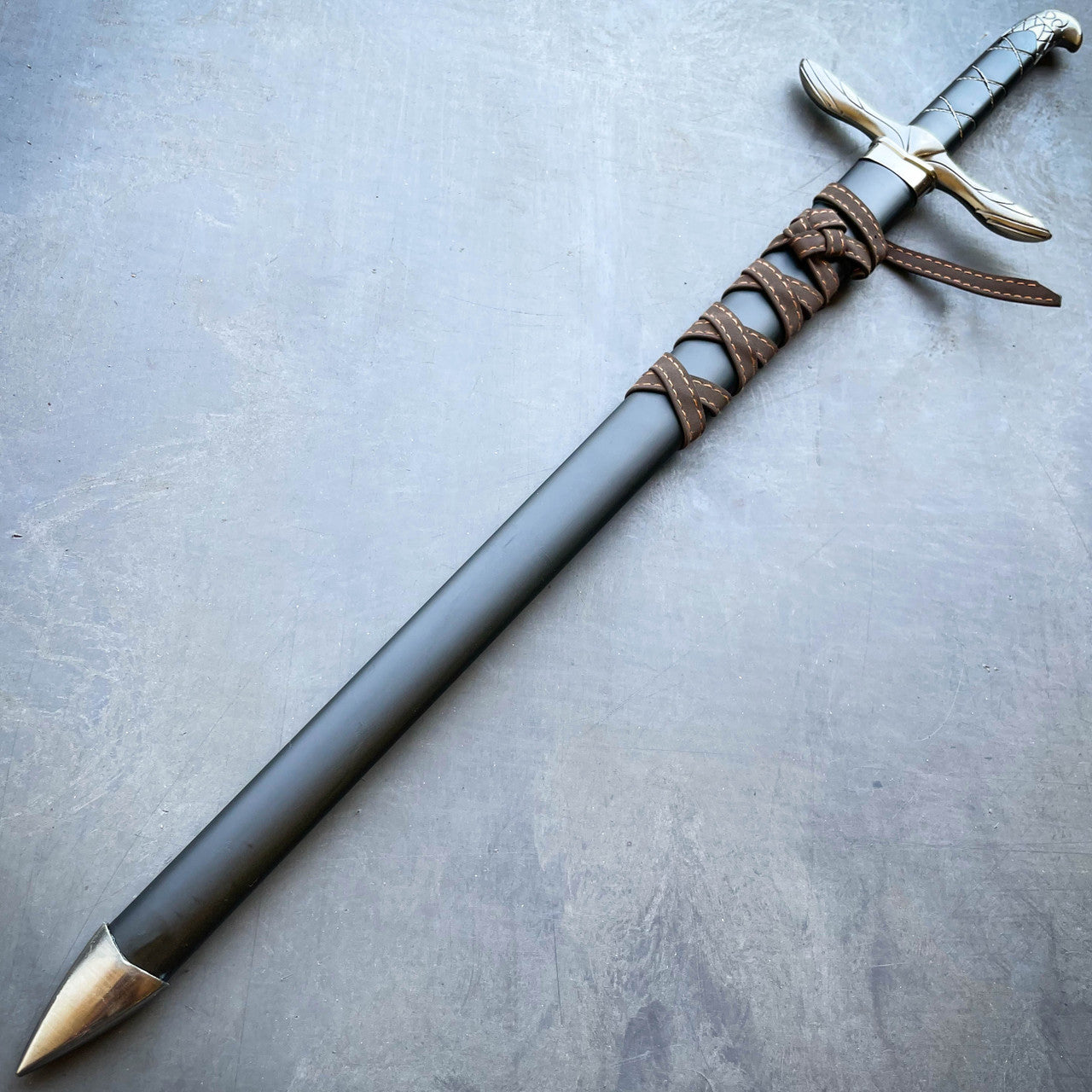 23" Templar Crusader Medieval Sword Scabbard Historical Fantasy