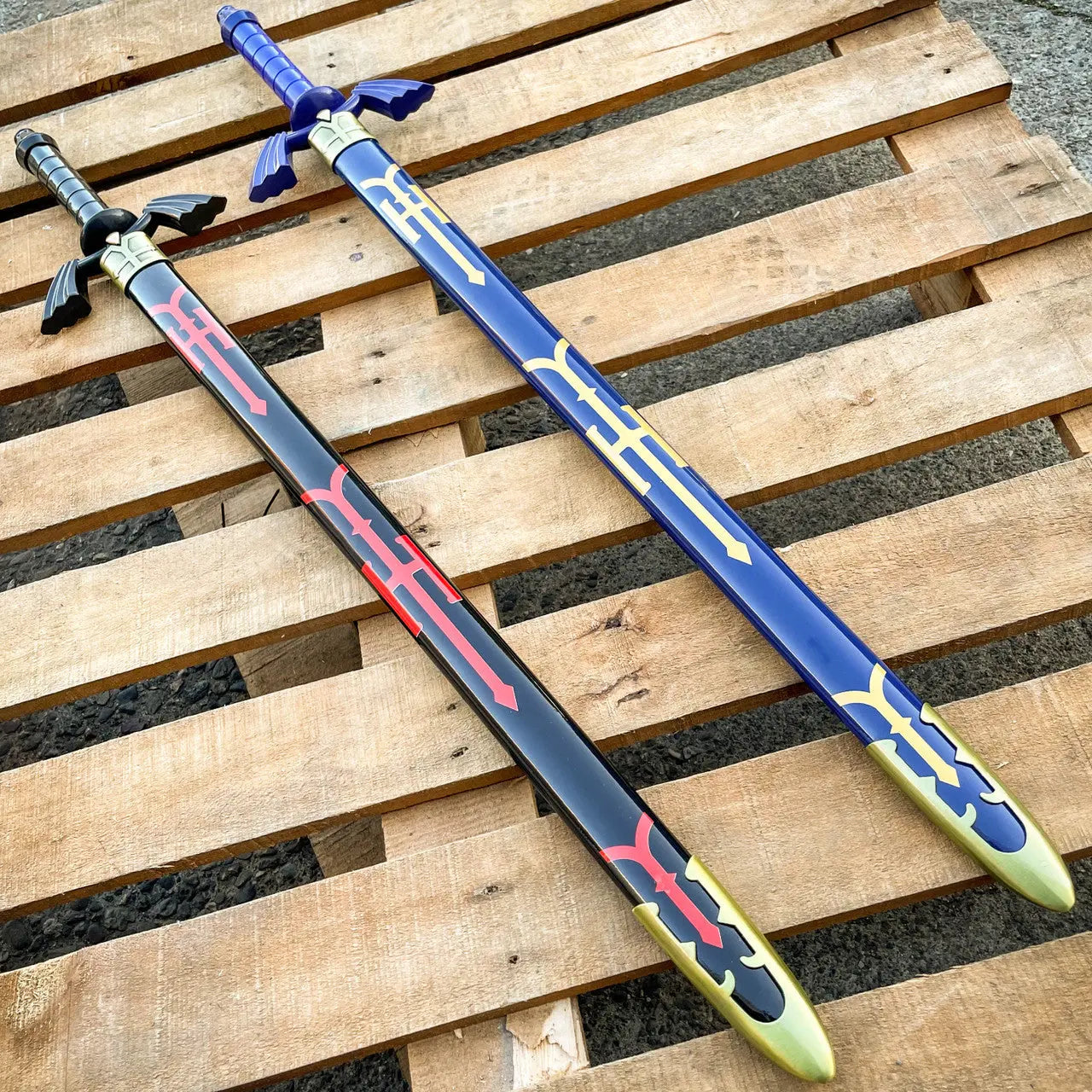 39" Legend Of Zelda Twilight Princess Replica Master Sword Ocarina of Time Link NEW - Prime Amigo Blades