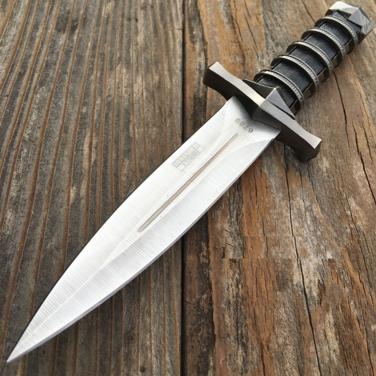 11" Dark Assassin Stainless Steel Medieval Short Sword Dagger w/ Sheath Knight