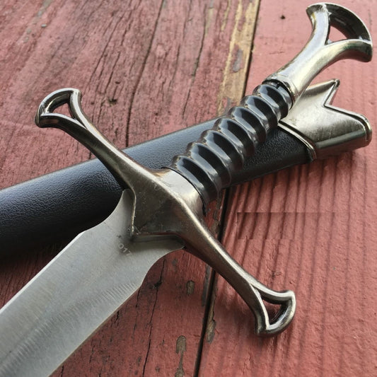 13.5" KING ARTHUR MEDIEVAL ORNATE HISTORICAL FANTASY DAGGER Short Sword Knights