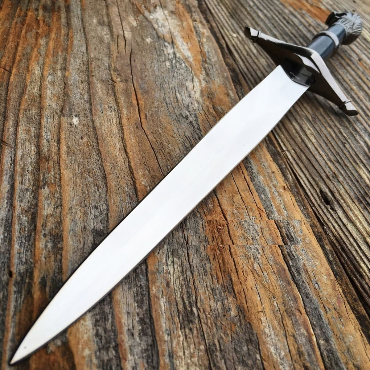 15.5" NARNIA LION'S HEAD MEDIEVAL ORNATE KNIGHT FANTASY DAGGER Sword LARP