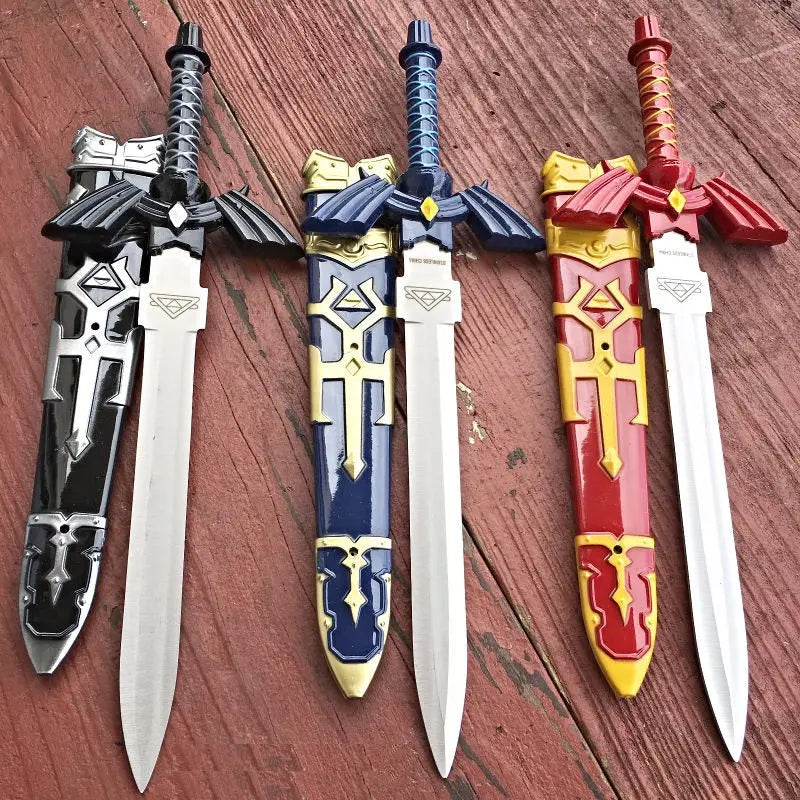 3PC SET Legend of Zelda Hylian Hyrule Ocarina of Time Master Sword Short Dagger - Prime Amigo Blades