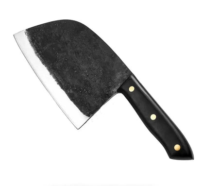 12 Inch Overall Butcher Knife Handmade Forged Kitchen Chef Knives Carbon Steel Butcher Cleaver - Prime Amigo Blades