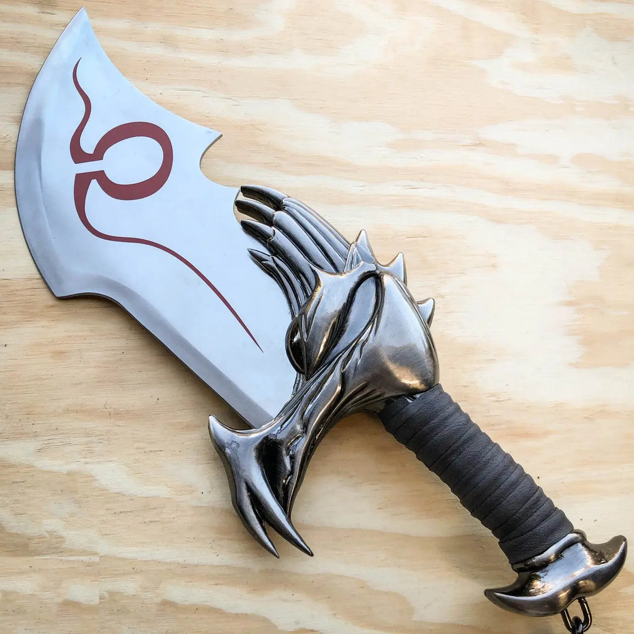 God Of War 17" Chaos War Twin Blade Knives Kratos Sword Dagger Set With Plaque - Prime Amigo Blades
