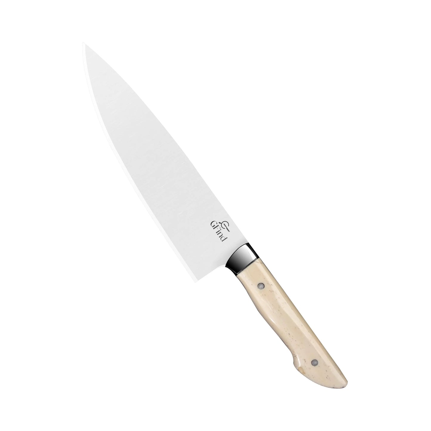 High-Quality 8" Chef Knife Camel Bone Handle Stainless Steel Blade – Precision Cutting Knife - Prime Amigo Blades