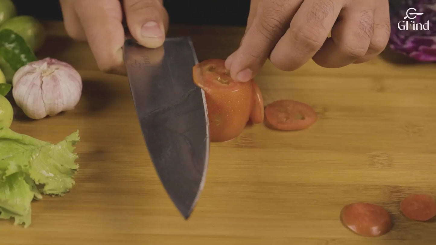 High-Quality 8" Chef Knife Camel Bone Handle Stainless Steel Blade – Precision Cutting Knife - Prime Amigo Blades