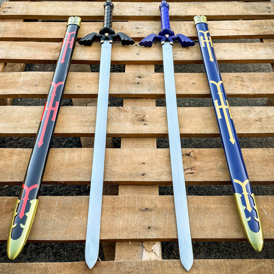 39" Legend Of Zelda Twilight Princess Replica Master Sword Ocarina of Time Link NEW