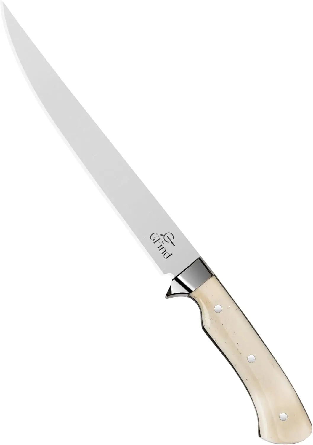 Professional 8" Fillet & Boning Knife Stainless Steel Blade Camel Bone Handle Fishing Kitchen Knife - Prime Amigo Blades